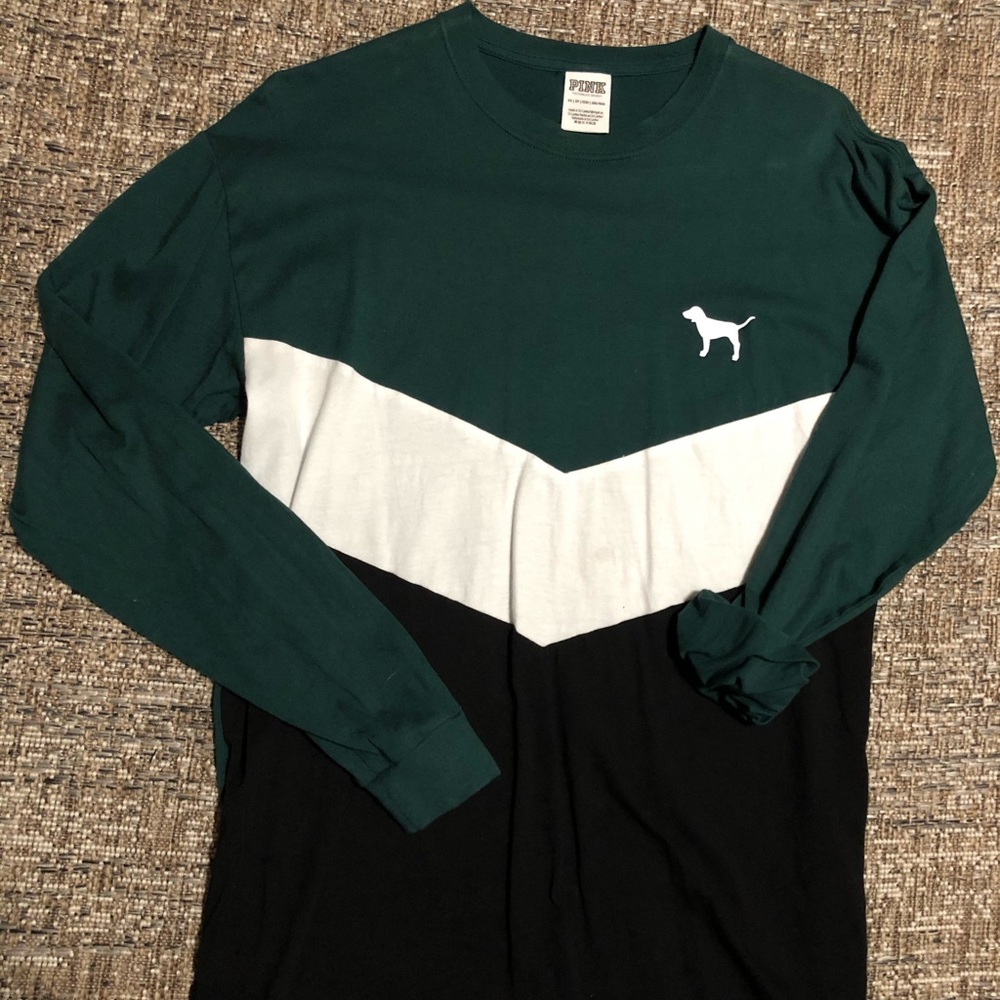 Pink campus tee long sleeve